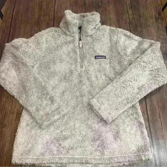 Patagonia Women’s Worn Wear 1/4-Zip Pullover Salt Grey 25235 Size Small - Picture 2 of 5